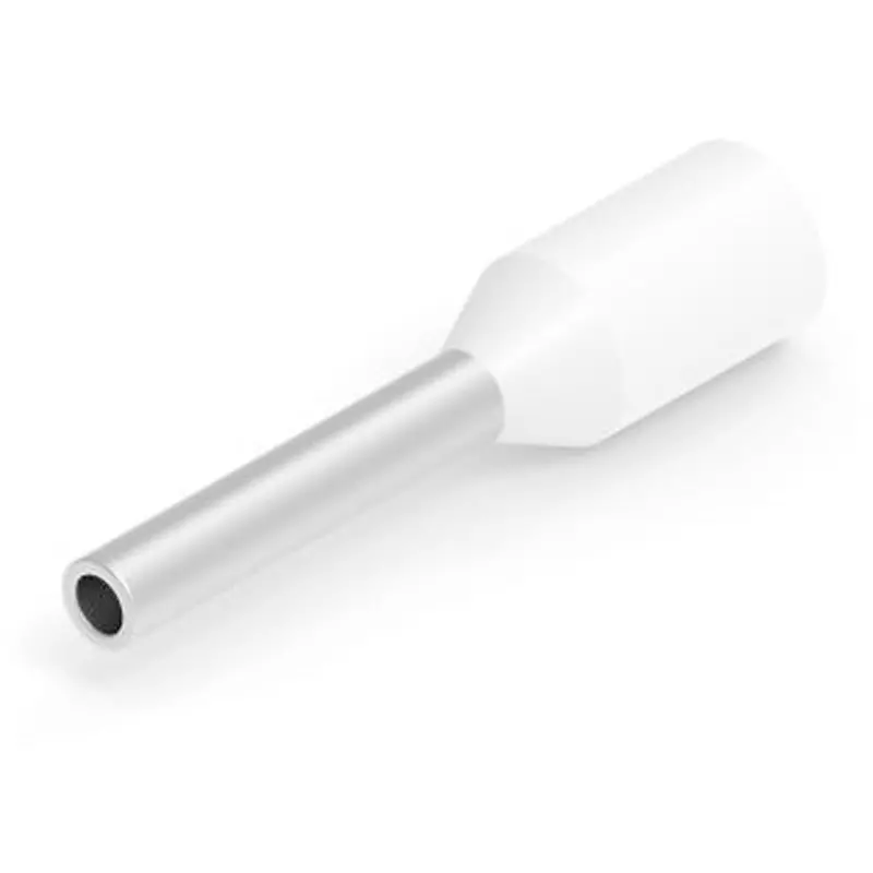 TE CONNECTIVITY Ferrule Insulation Type Of Insulation Polypropylene Insulator, 966067-2 (Pack of 50)