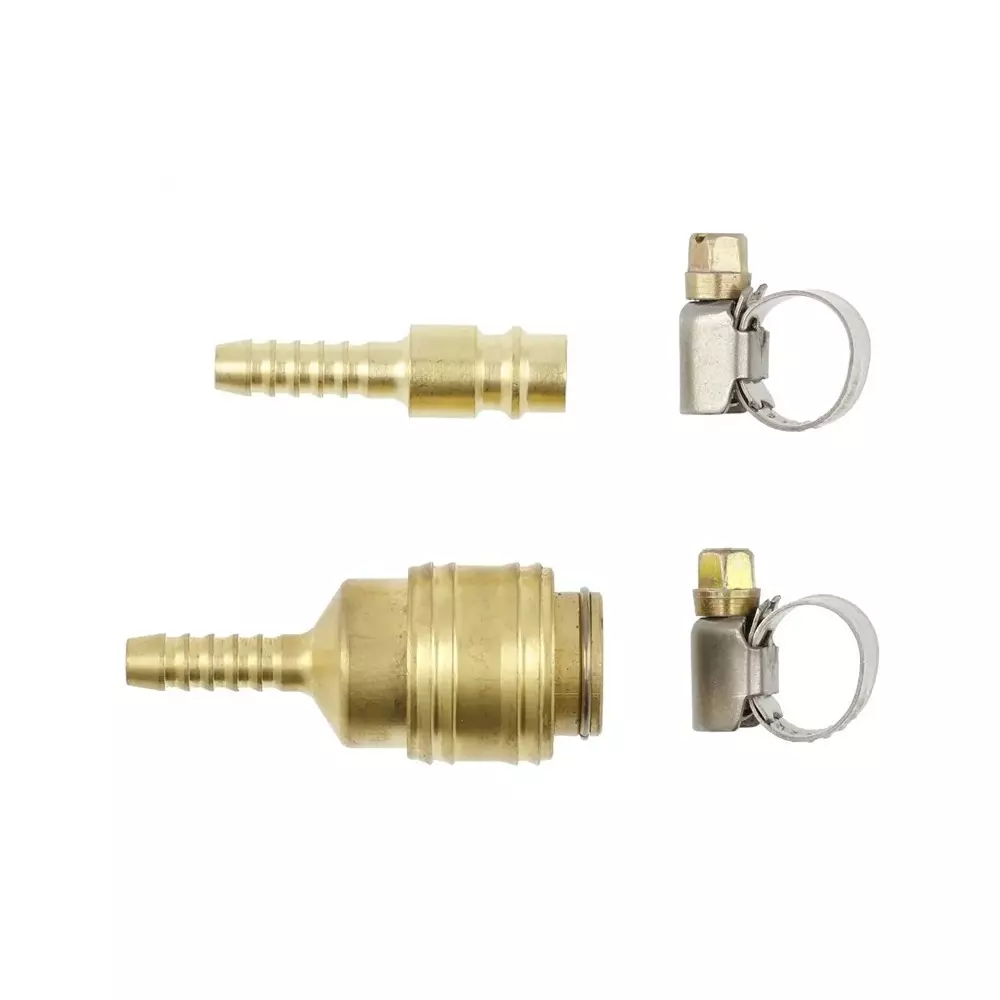 Hogert Technik Hose Coupling Fast Connector Kit 15 Bar Maximum Pressure and 7.2 mm Diameter, HT4R821