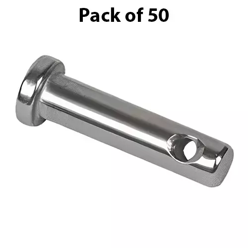 iMTSPClevis Pin (Cotter Pin) 6 mm Diameter and 50 mm Length (Pack of 50)
