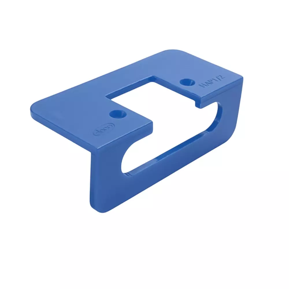 Ebco Hinge Drilling Template Blue Color Plastic Body, Size 60 x 28 x 21 mm, HAP-T