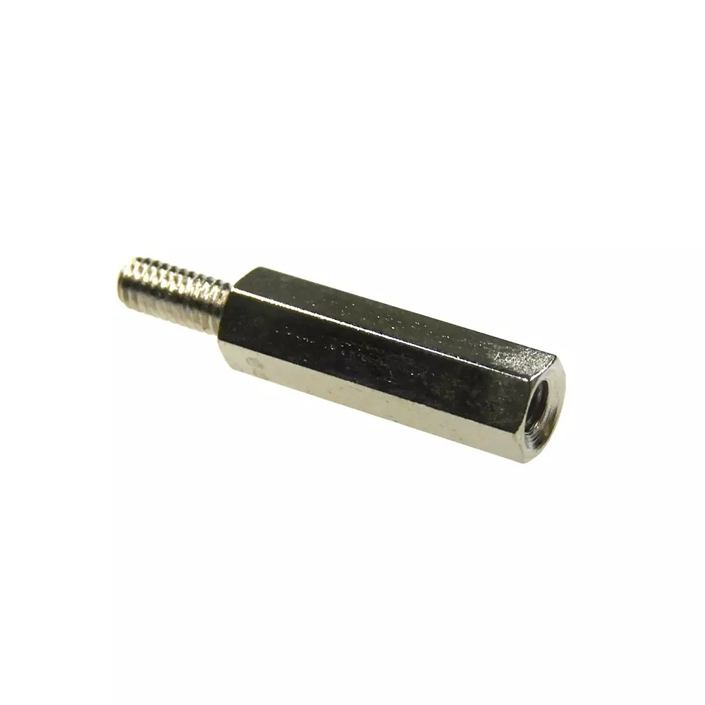 MULTICOMP PRO Standoff Hex Male-Female Brass M2.5 Thread, MP008184 (Pack of 100)
