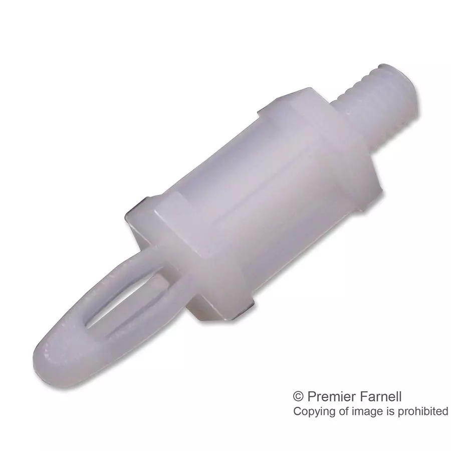 TR FASTENINGS PCB MOUNTING SPACER, NYLON 6.6, 25.4MM, TRMSCBS-16-01. (Pack of 50 Pcs)