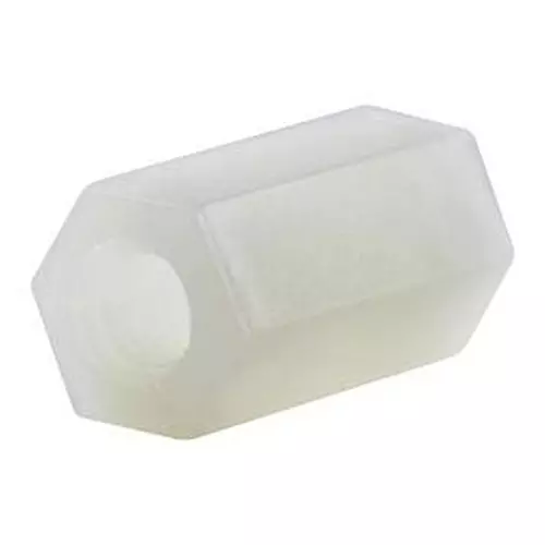 ESSENTRA COMPONENTS Standoff, Hex F-F, Nylon 6.6, 10Mm, Mts-10S