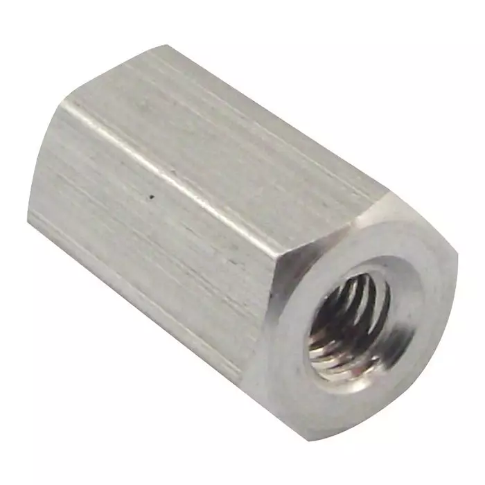 TR FASTENINGS STANDOFF, HEX, ALUM, 10MM, M4, PK50, DTRHTSA-M4-10-1 (Pack of 50 Pcs)