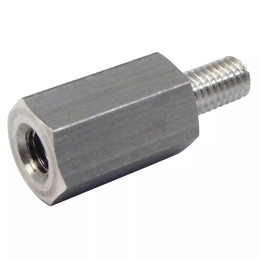 TR FASTENINGS STANDOFF, HEX, ALUM, 10MM, M3, PK50, TRHTSA-M3-10-2 (Pack of 50 Pcs)