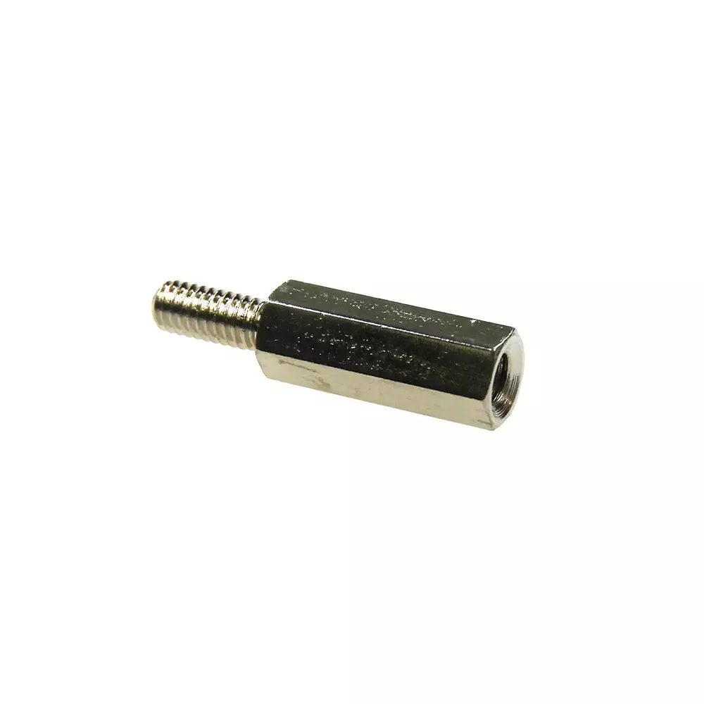 MULTICOMP PRO Standoff Hex Male-Female Brass M2.5 Thread, MP008182 (Pack of 100)