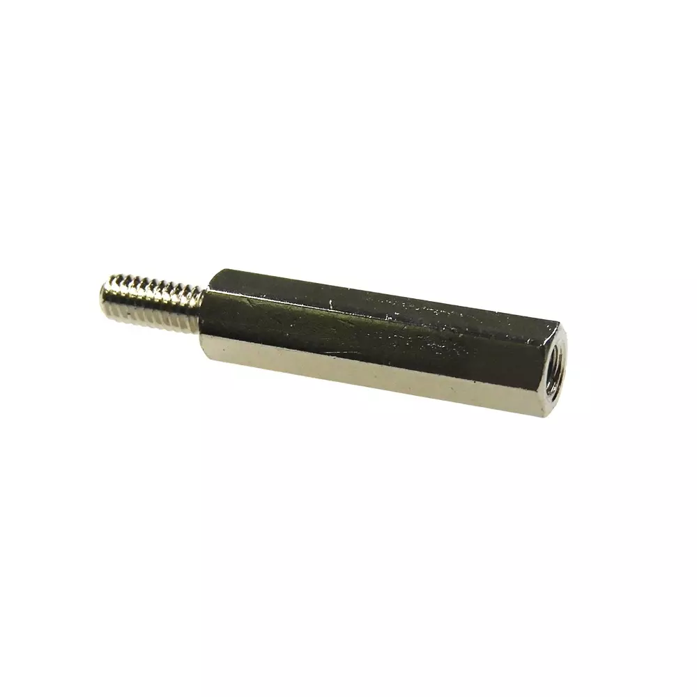 MULTICOMP PRO Standoff Hex Male-Female Brass M2.5 Thread, MP008185 (Pack of 100)