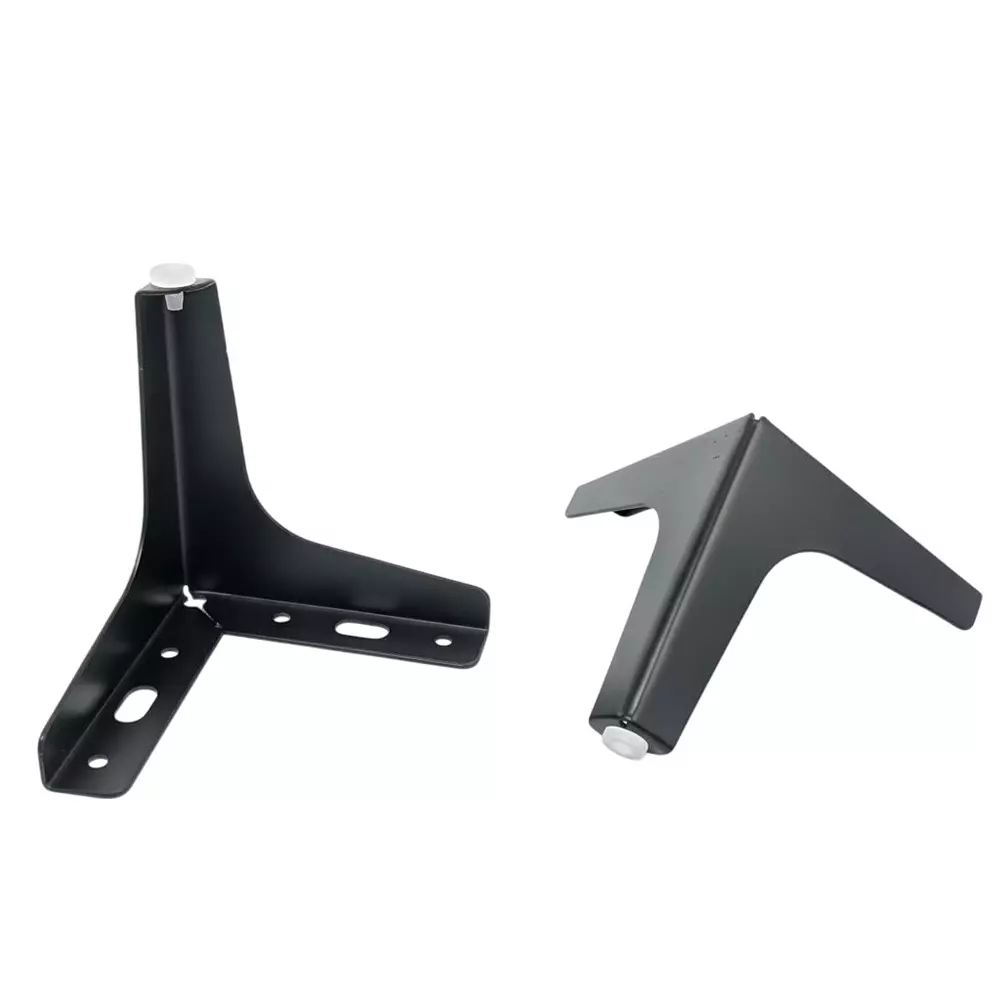 Ebco Sofa Leg 1 Black Finish, Size 120x120x100x1.8 mm, SL1-10-BL (Set of 4)