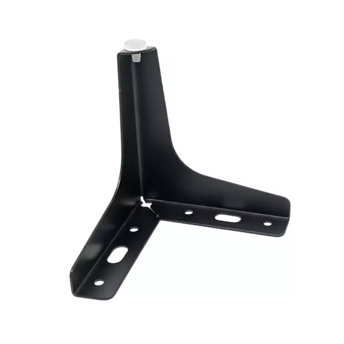 Ebco Sofa Leg 1 Black Finish, Size 120x120x100x1.8 mm, SL1-10-BL (Set of 4)