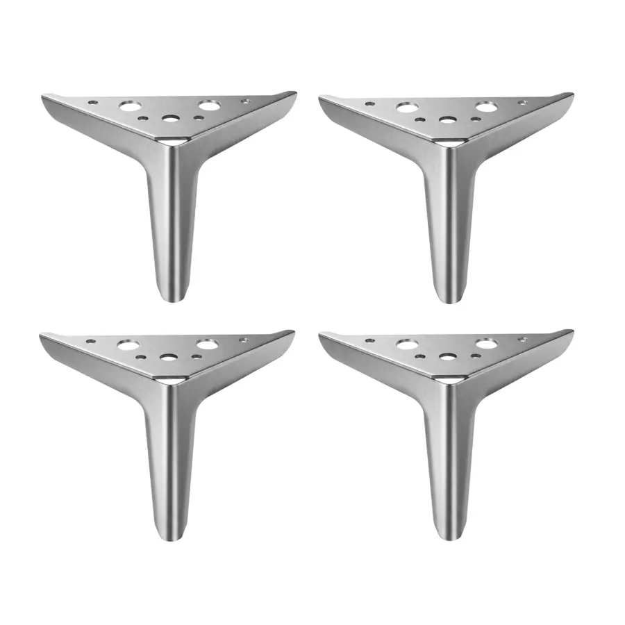 Ebco Sofa Leg 4A SS Finish, Size 130x130x150 mm, SL4A-15-SS (Set of 4)