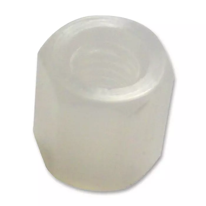 RAF ELECTRONIC HARDWARE Spacer, Hex, 4.5Mm X 5Mm, Nylon, M1252-2545-N