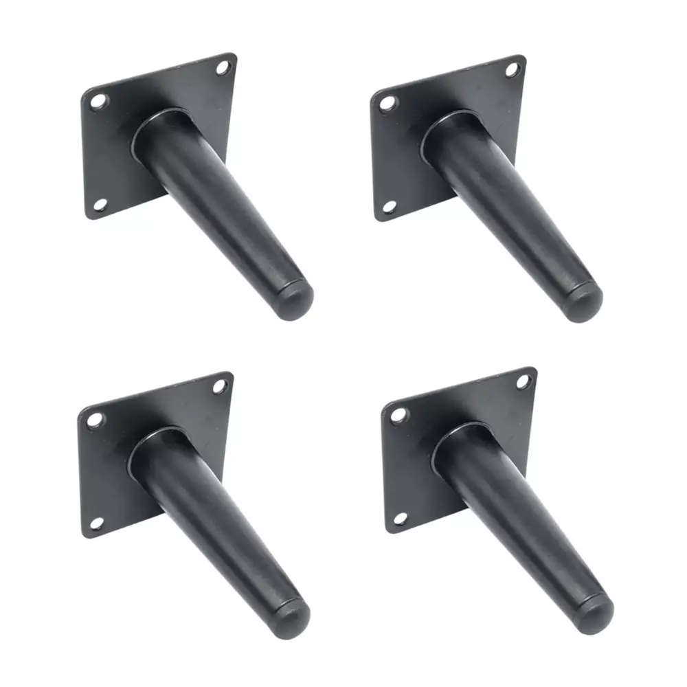 Ebco Sofa Leg 2 Black Finish, Size 100 mm, SL2-10-BL (Set of 4)