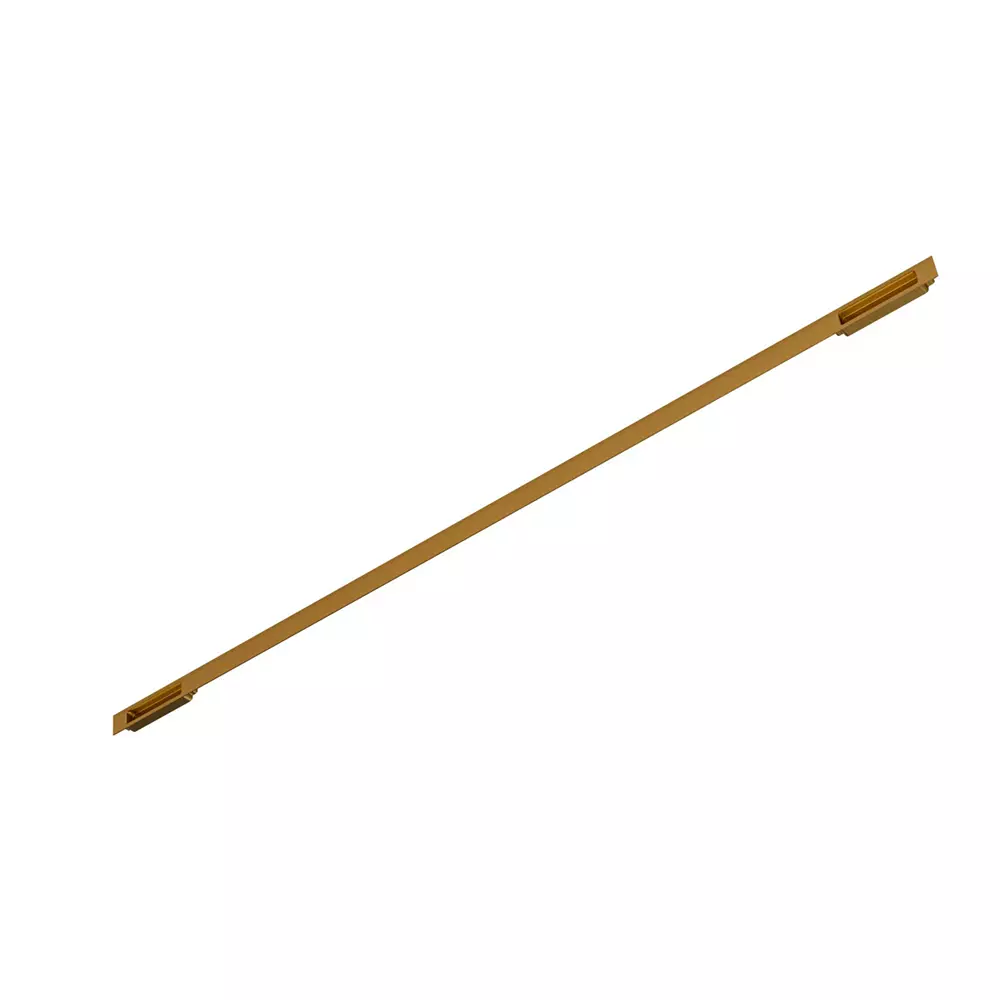 Hafele Wooden Door Handle Profile Linoza 1 Series 1200 mm Length 18 mm Depth 55 mm Width Aluminium Material Bronze Finish Color, 126.36.242