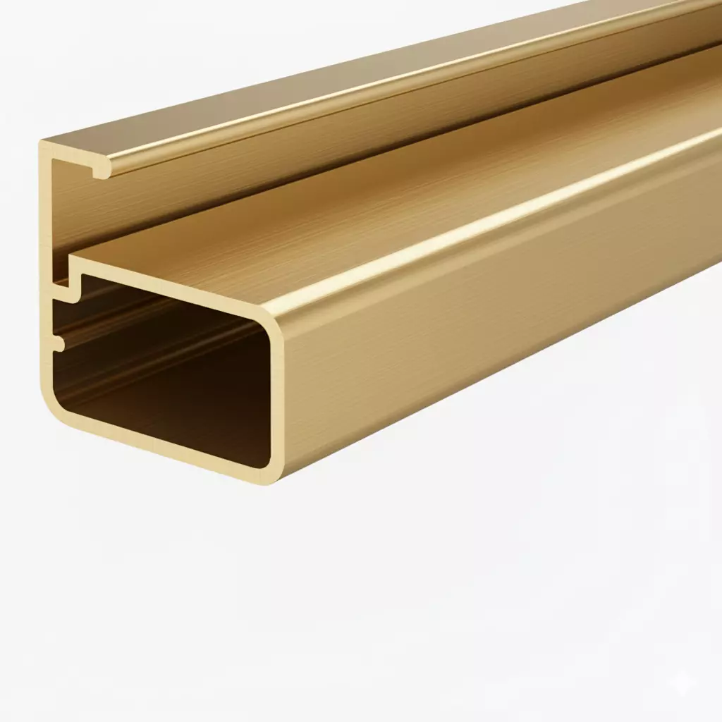 Ebco Aluminium Frame for Hinge, Aluminium Profile 3D