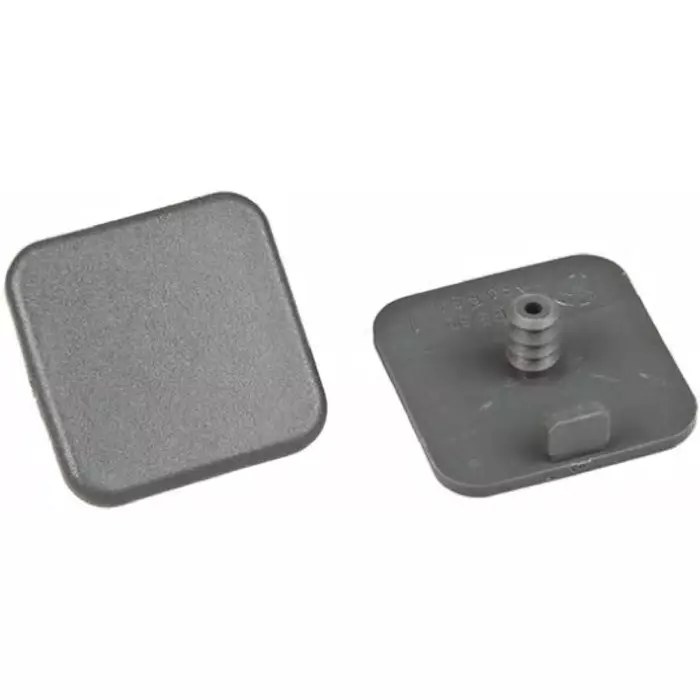 FlexLink Grey Square End Cap 30 mm Strut Profile 7.2 mm Groove, XFEE 30 (Pack of 10)