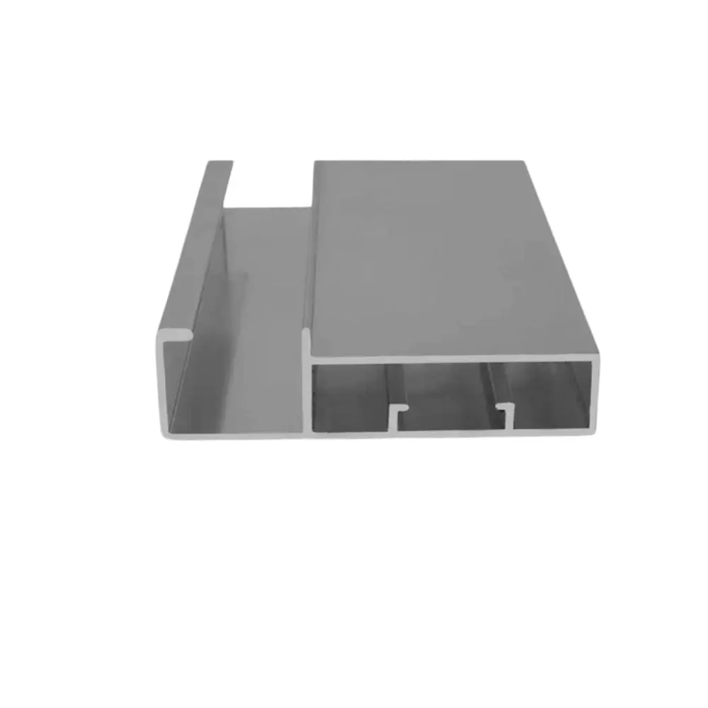 Godrej Frame Aluminum Profiles with L Handle 45 mm (2 inch) Graphite Grey, 3835