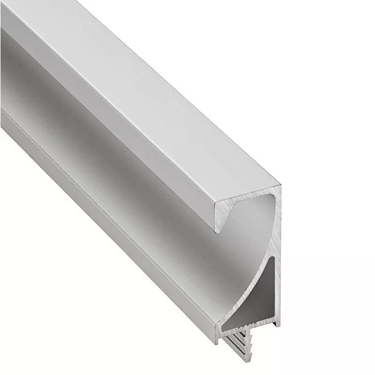 Hafele Aluminium Handle Profile 2500 mm Silver Anodized, 126.39.925