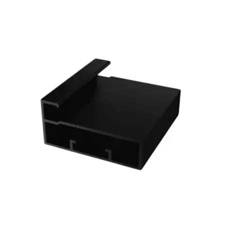 Godrej Frame Aluminum Profiles 45 mm (2 inch) Matte Black, 3830