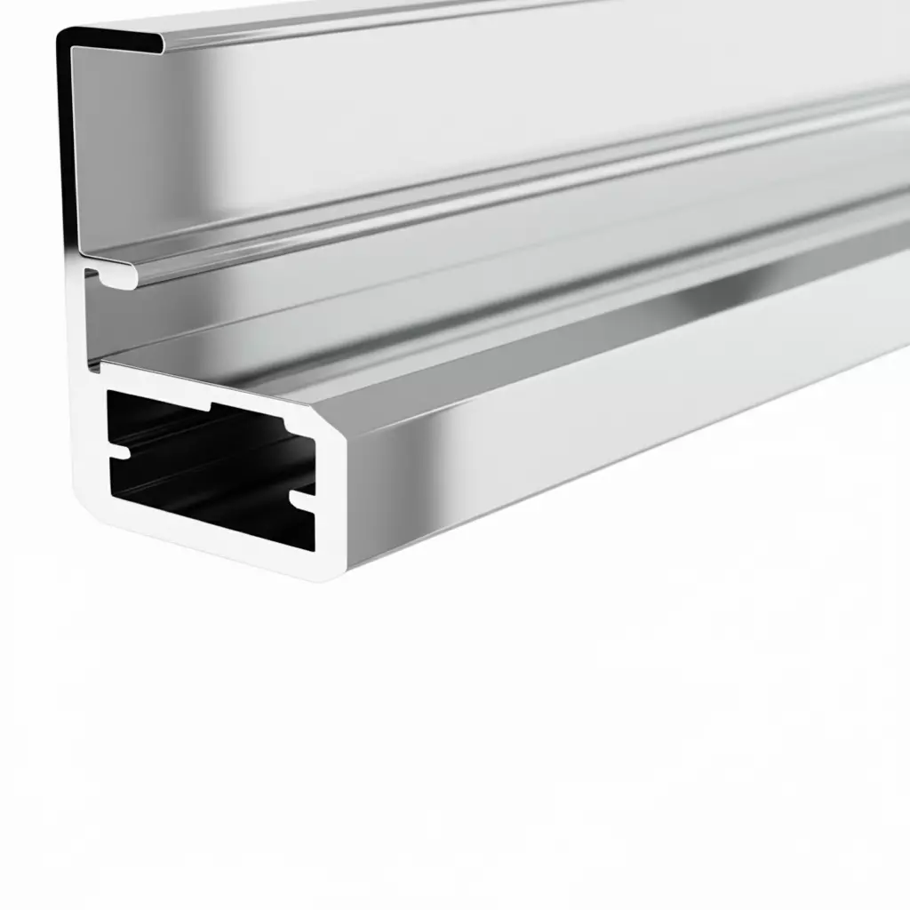 Ebco Aluminium Frame With Handle for Hinge, Aluminium Profile 3D, Length 3.66 m