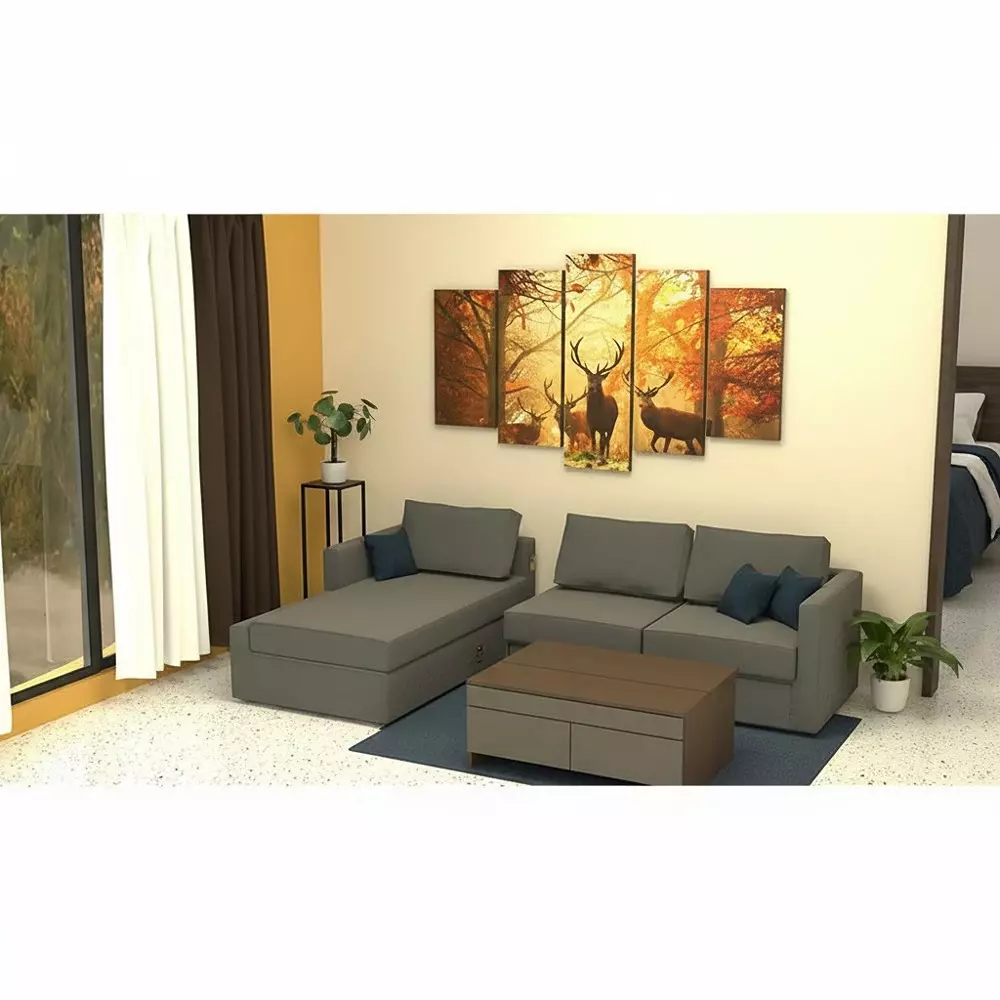 Ebco Hanger Bracket Heavy Duty Zinc Yellow Finish, Load Capacity 150 Kg, HBK-HD (Set of 2)