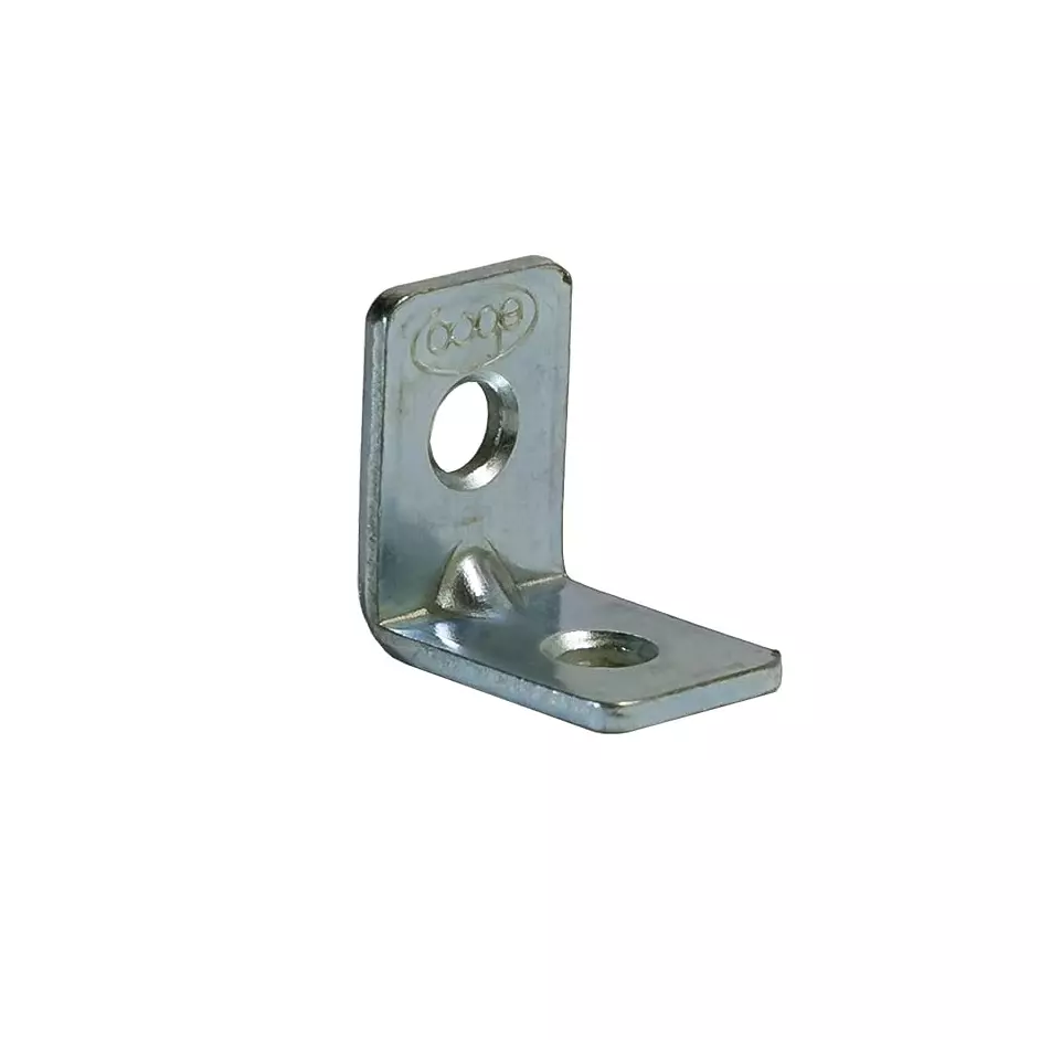 Ebco RA Bracket Zinc White Finish, Size 20 x 20 mm for Furniture Fittings, RAB2 (Pack of 1000)
