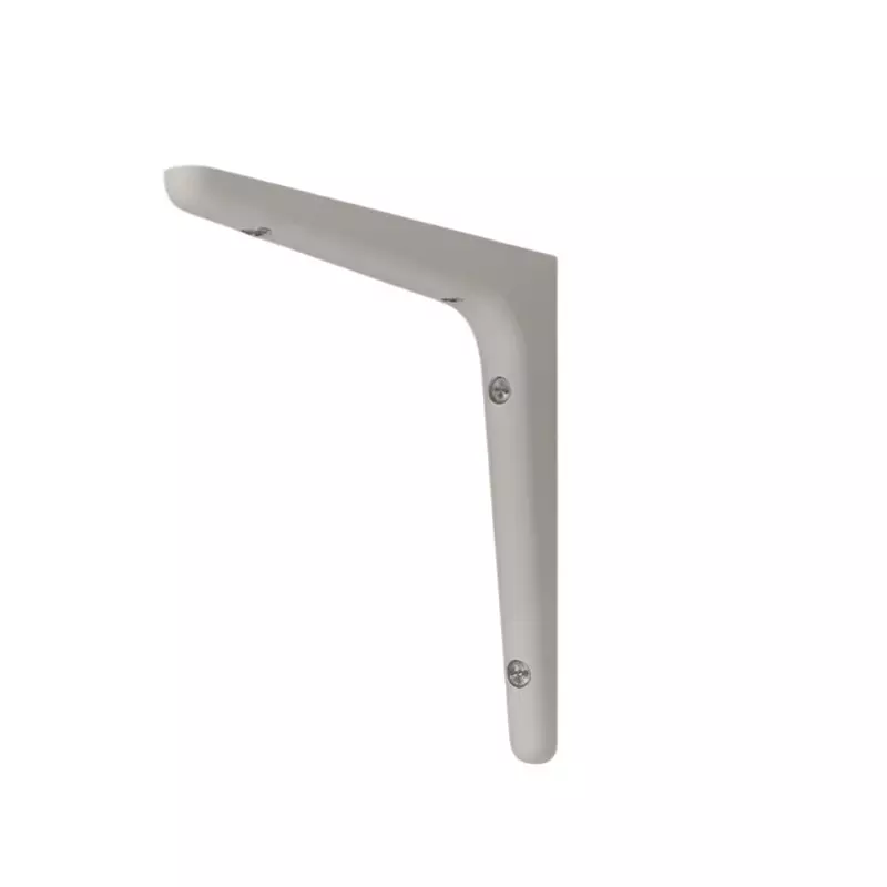 Ebco Shelf Bracket Lite White Finish, Size 177x177 mm, SBLP-7