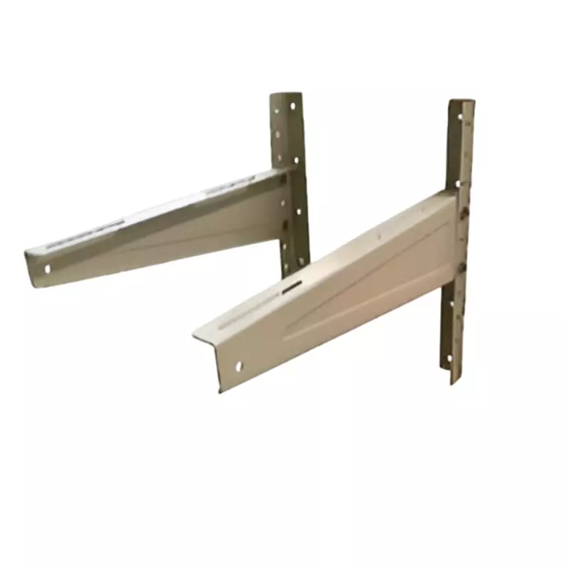 Ebco AC Mounting Bracket White Texture Finish, Size 500 mm and 120 Kg (Maximum) Load Capacity, ACMB1 (Set of 2)