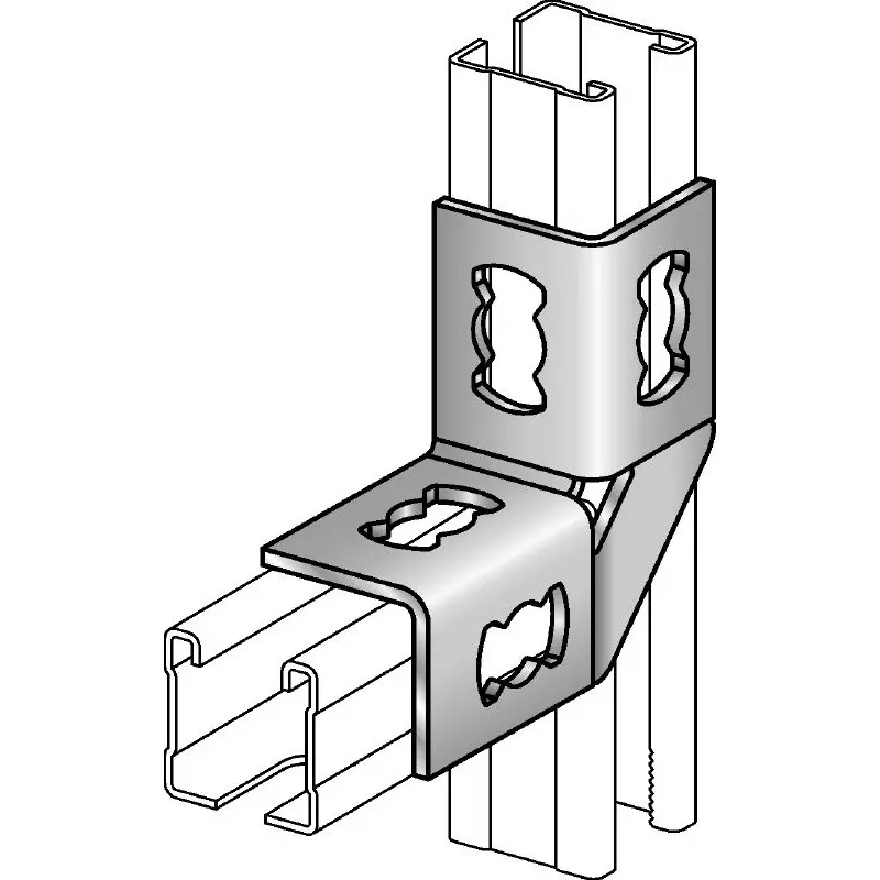 Hilti Angle Connector 90 ° Angle ,4 Hole and 4 mm Thickness, 369653 (Pack of 6)