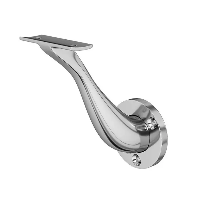 AIDO XL-C Rail Bracket Curve SS Polished Modular Design 50.8 mm, XL-C 9202