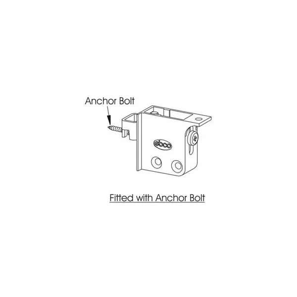 Ebco Adjustable Corner Bracket White Finish, and 60 Kg Per Piece Load Capacity, ACB1 (Pack of 50)