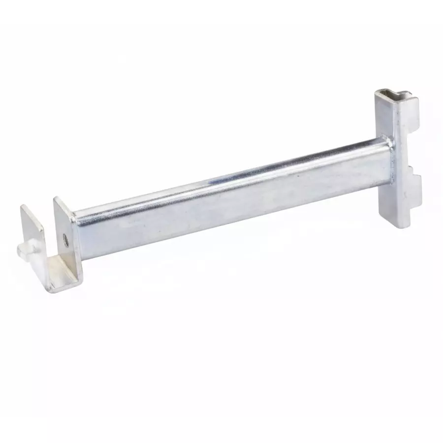 DORIO A-11 Baleno Bracket 300 mm Mild Steel Chrome Polished for 15x30 mm Oval & Rectangle Pipe, DC-36