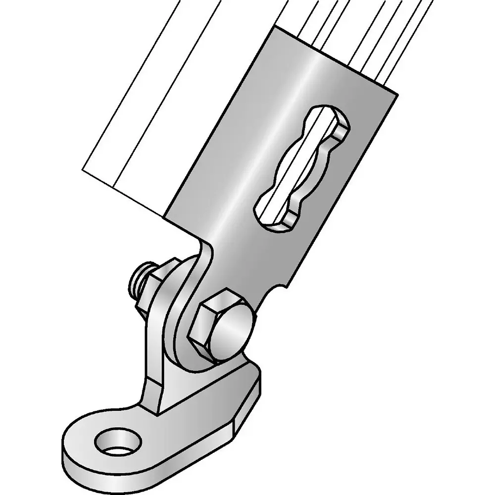 Hilti Channel Brace Connector 13.6 mm Diameter , 2083726 (Pack of 10)