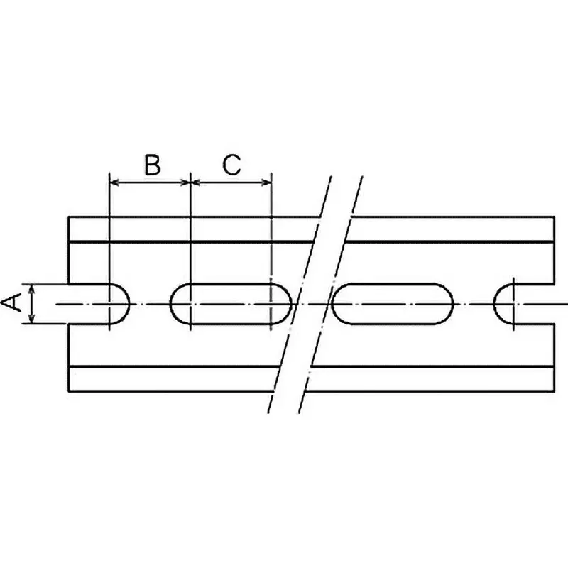 toyo-giken-din-rail-aluminum-a6063-1000-mm-length-for-intermediate-plate-dav4-1000