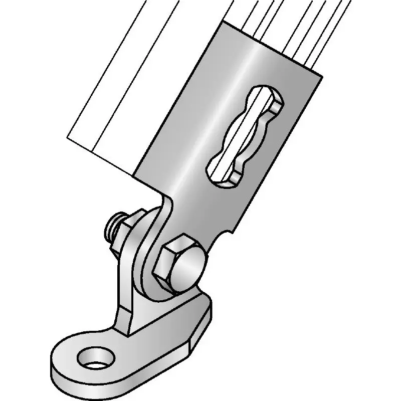 Hilti Channel Brace Connector 13.6 mm Diameter , 2083725 (Pack of 10)
