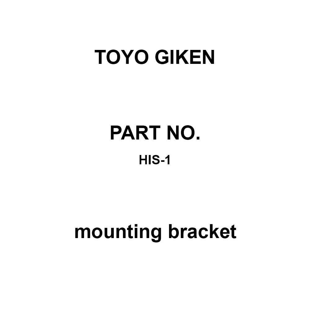 Toyo Giken Mounting Bracket Iron 24x17.5x8.5 mm for C-Shaped 16 mm Rail, HIS-1