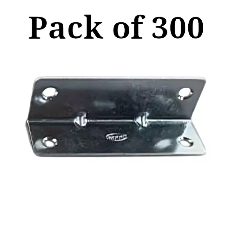 Ebco RA Bracket SS Finish, Stainless Steel 304 Body, Size 40 x 40 mm for Furniture Fittings, RAB4-SS (Pack of 100)