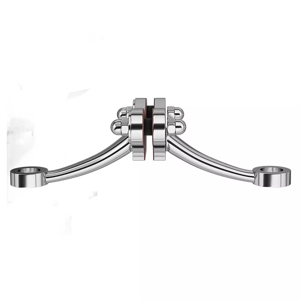 AIDO XL-C 6032 SS Electro Polished 2 Arm 180º Fin Type Spider Fitting