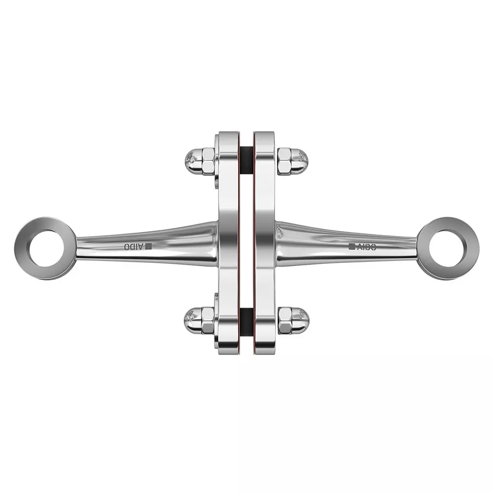 AIDO XL-C 6032 SS Electro Polished 2 Arm 180º Fin Type Spider Fitting