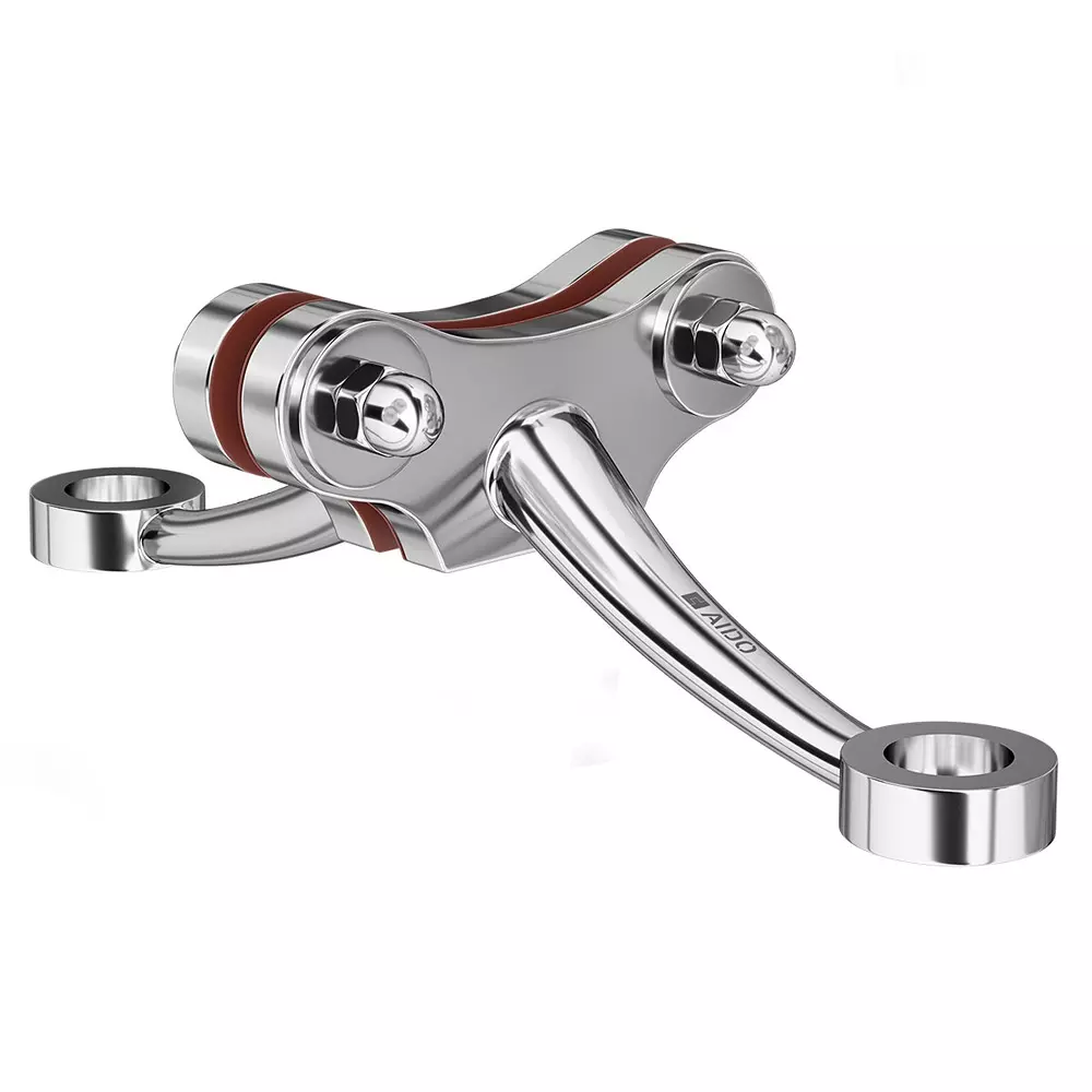 AIDO XL-C 6032 SS Electro Polished 2 Arm 180º Fin Type Spider Fitting