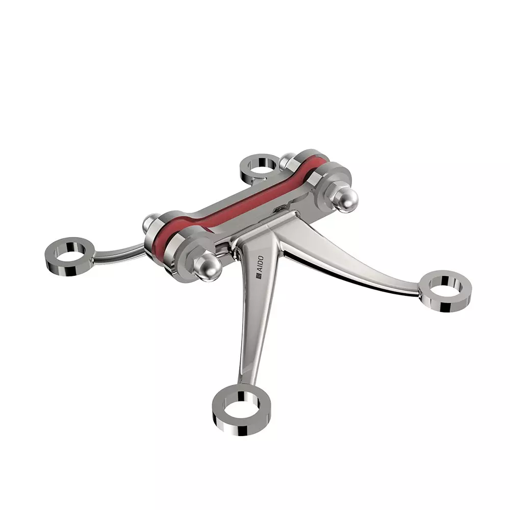 AIDO XL-C 6033 SS Electro Polished 4 Arm Fin Type Spider Fitting