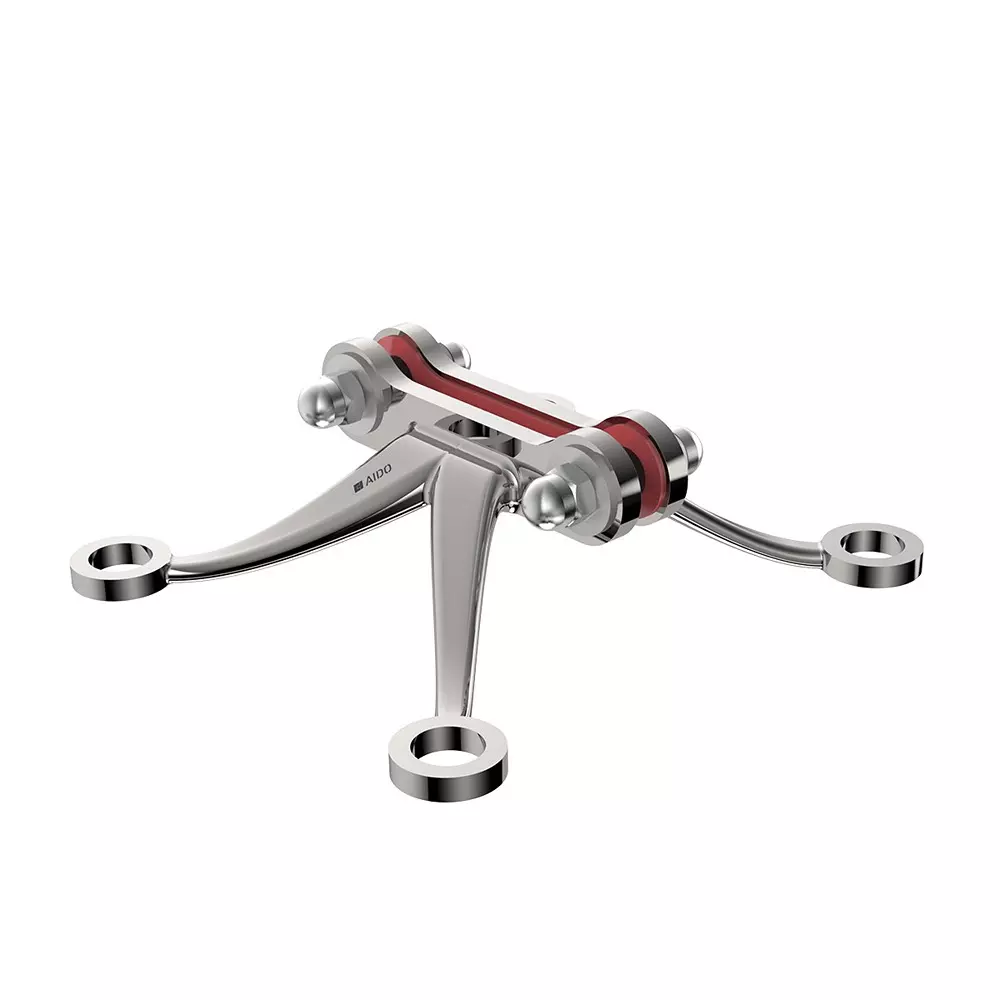 AIDO XL-C 6033 SS Electro Polished 4 Arm Fin Type Spider Fitting