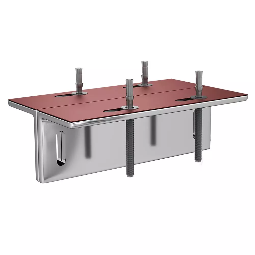 AIDO XL-C 6039 Nickel Chromium Plated Steel Fin Bracket