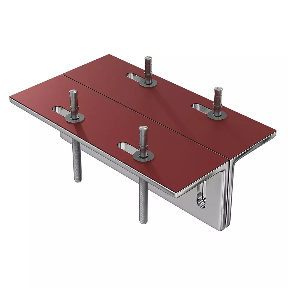 AIDO XL-C 6039 Nickel Chromium Plated Steel Fin Bracket