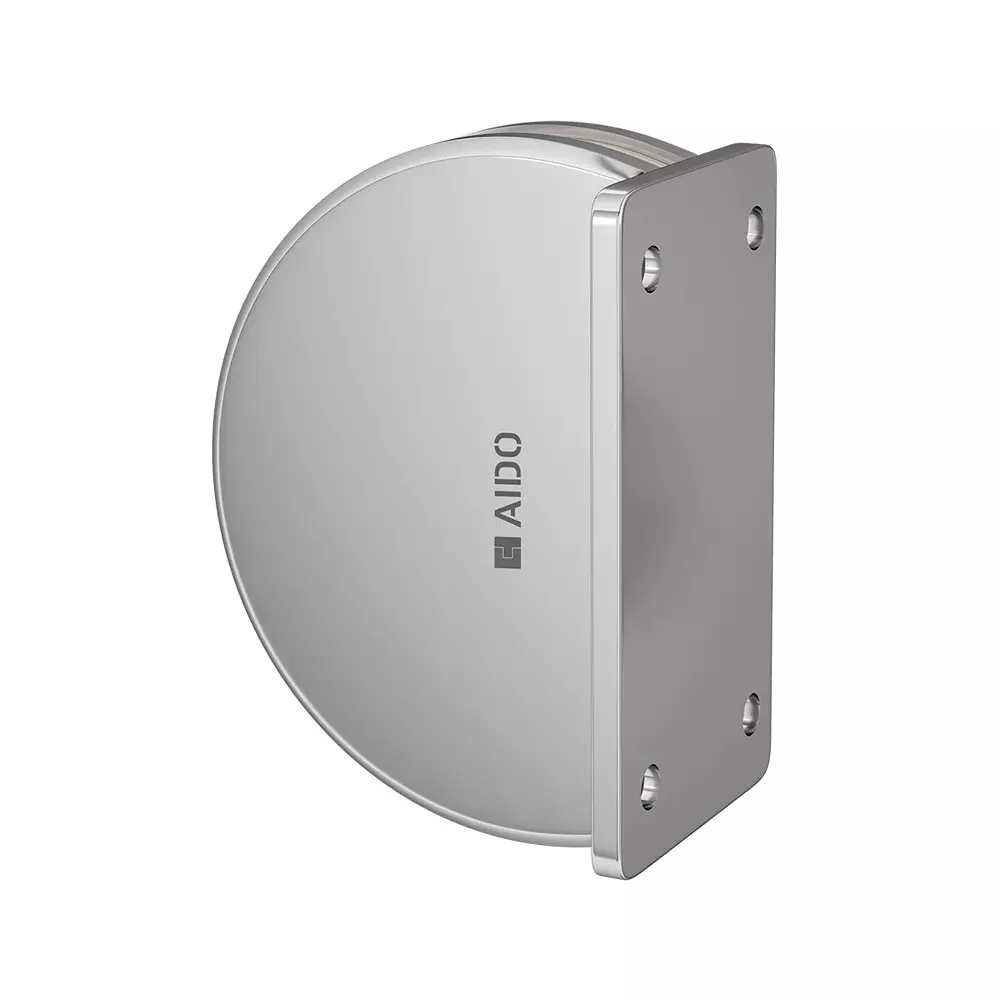 AIDO XL-C 5002 Polished Chrome Shower Swing Fitting Glass to Wall Bracket 90 Degree (Big)