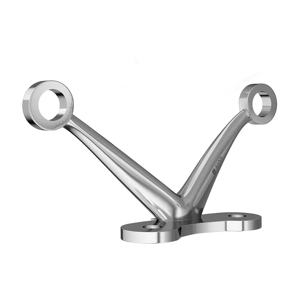 AIDO XL-C 6031 SS Electro Polished 2 Arm 90º Fin Type Spider Fitting