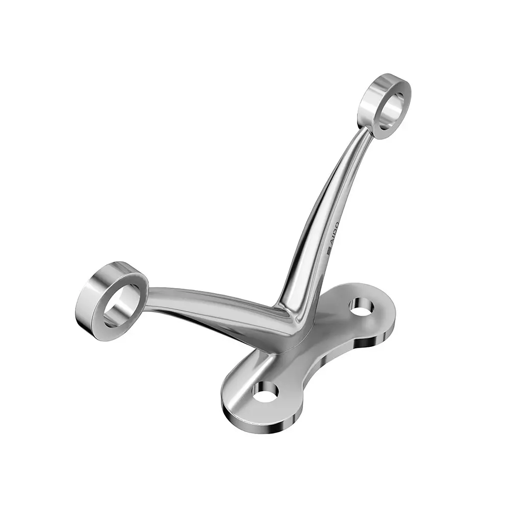 AIDO XL-C 6031 SS Electro Polished 2 Arm 90º Fin Type Spider Fitting