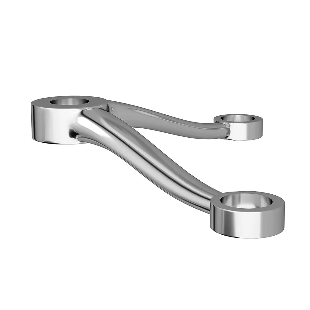 AIDO XL-C 6028 SS Electro Polished 2 Arm 90º Non Fin Type Spider Fitting