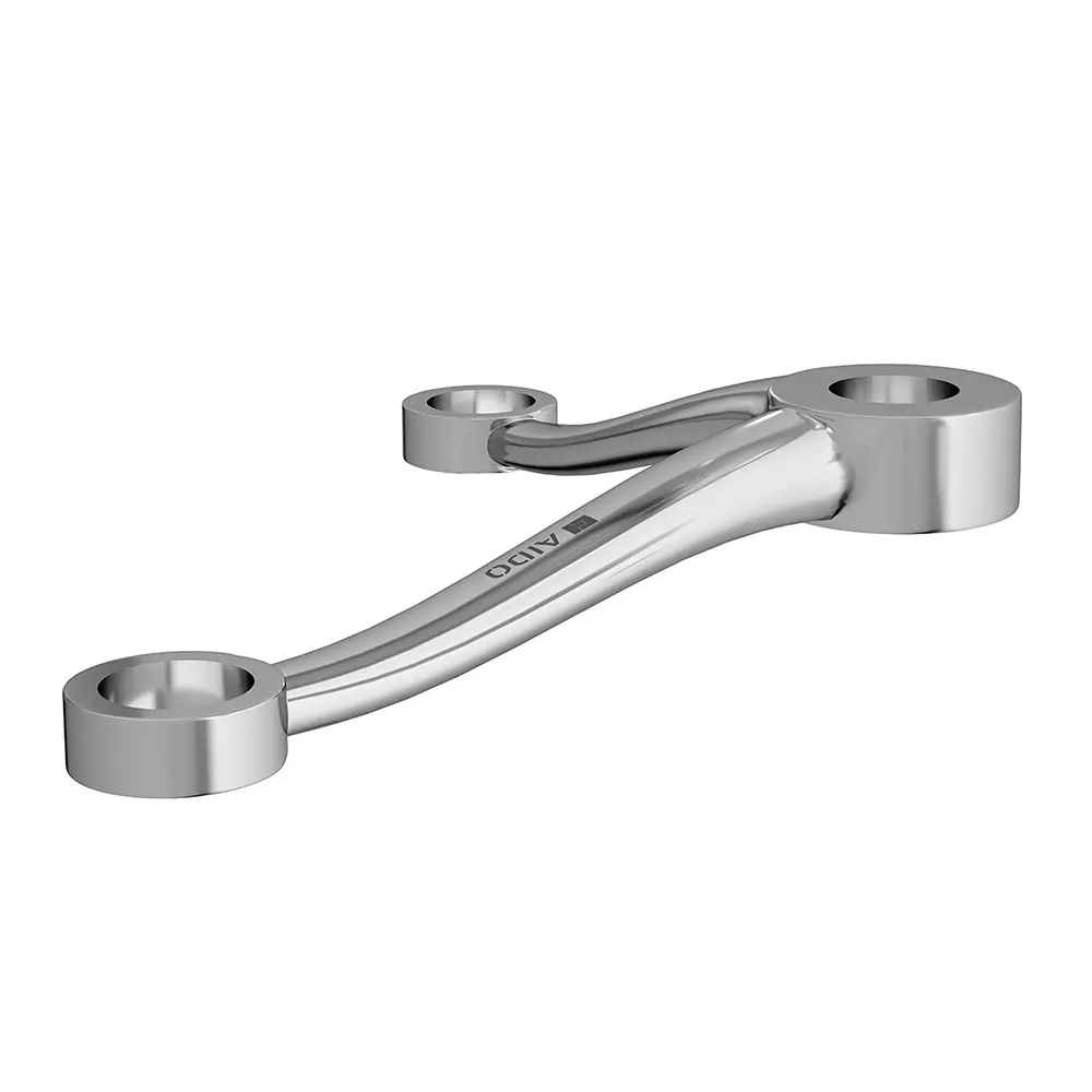 AIDO XL-C 6028 SS Electro Polished 2 Arm 90º Non Fin Type Spider Fitting