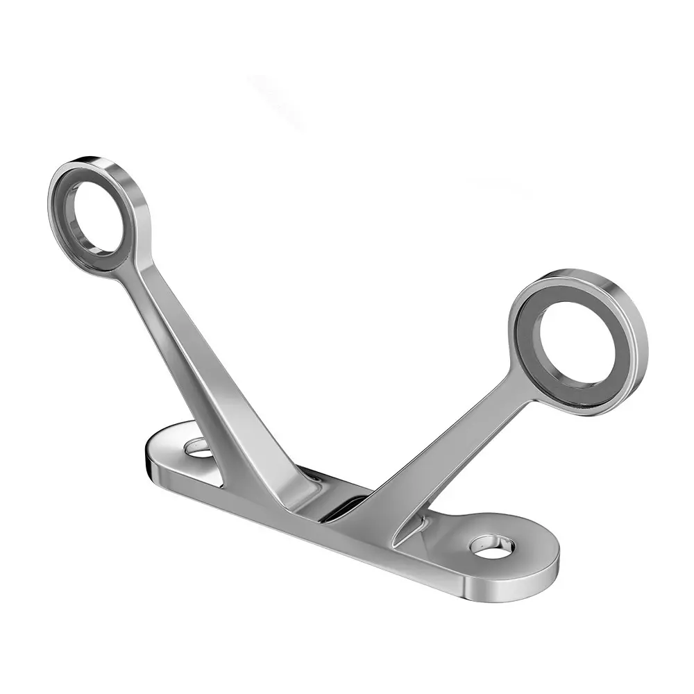 AIDO XL-C 6131 SS Polished Stainless Steel 2 Arm 90º Fin Type Spider Fitting K30 Series