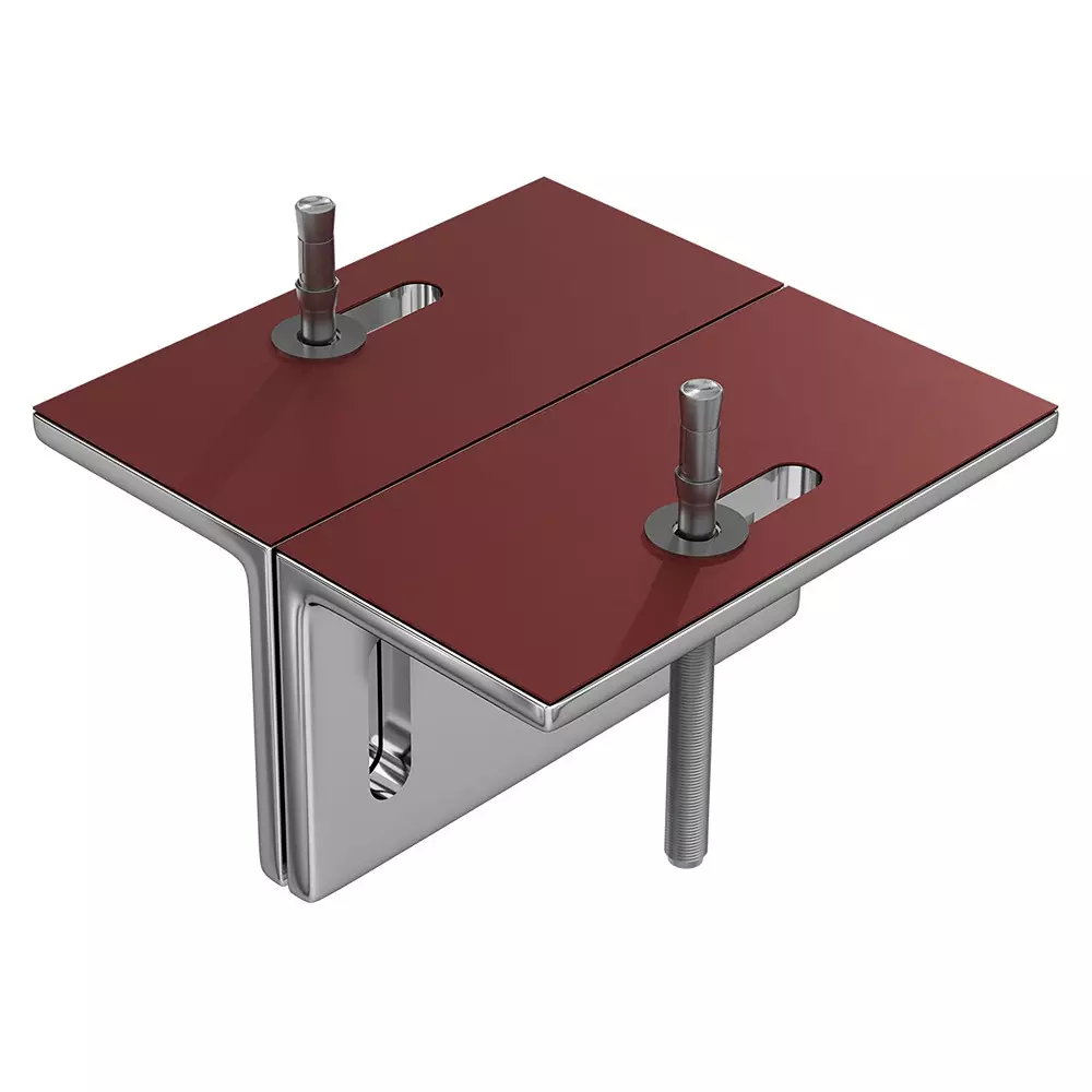 AIDO XL-C 6037 Nickel Chromium Plated Steel Facade Bracket
